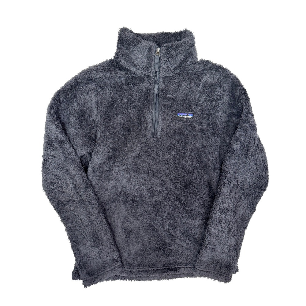 Patagonia Los Gatos Quarter-Zip Fleece Pullover Smolder Blue Size Womens M